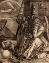 Albrecht Dürer, Melencolia I (detail), 1514. Engraving. Harvard Art Museums/Fogg Museum, Gift of William Gray from the collection of Francis Calley Gray, G1098. 