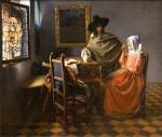 Johannes Vermeer&#039;s &#039;The Wine Glass.&#039;