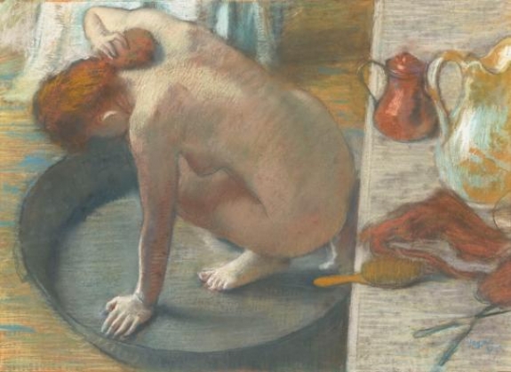 The Museum of Fine Arts exhibit explores Edgar Degas’s singular gift for depicting the female form stripped of pretension. 