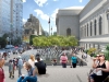 A rendering of the Met&#039;s David H. Koch Plaza.