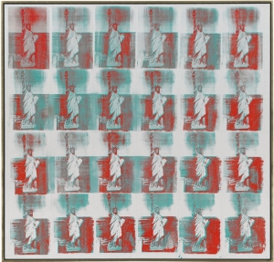 Andy Warhol&#039;s &#039;Statue of Liberty,&#039; 1962, brought $43.7 million a auction in 2012.