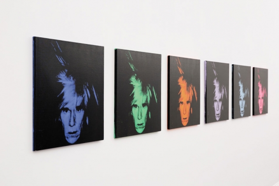 Andy Warhol’s ‘Six Self Portraits,’ 1986.