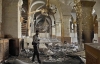 A damaged mosque in Aleppo.