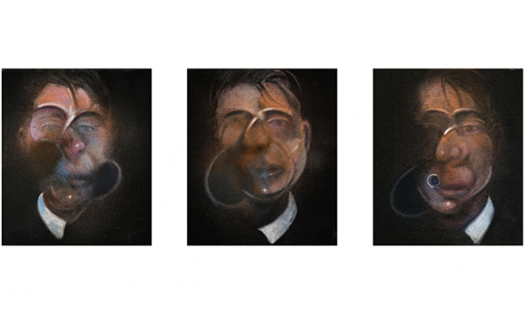 Francis Bacon&#039;s &#039;Three Studies for a Self-Portrait,&#039; 1980.