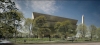 A rendering of the Smithsonian's new National Museum of African American History and Culture.