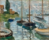 Claude Monet&#039;s &#039;Sailboats on the Seine,&#039; 1874.