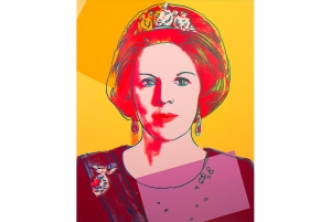 Andy Warhol&#039;s &#039;Reigning Queens (Queen Beatrix),&#039; 1985. 
