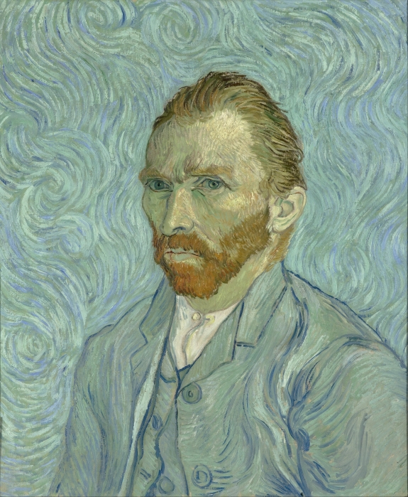A self-portrait by Vincent van Gogh.