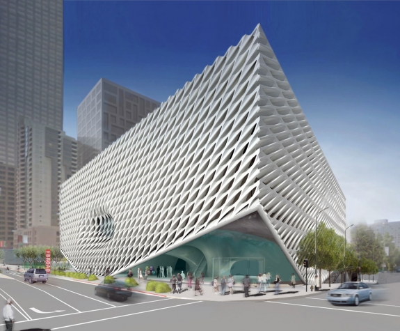 A rendering of The Broad, Los Angeles.