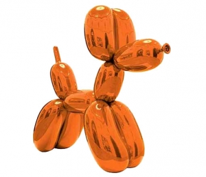 Jeff Koons&#039; &#039;Balloon Dog (Orange).&#039;