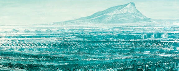 Mark Tansey&#039;s &#039;Valley of Doubt,&#039; 1990.