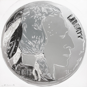 Andy Warhol&#039;s &#039;Indian Head Nickel,&#039; 1986.