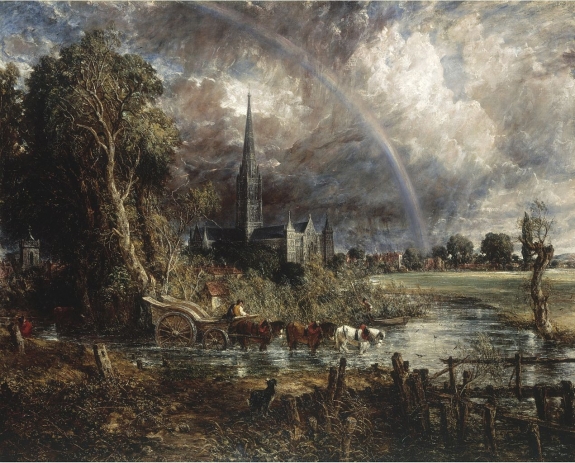 One of John Constable&#039;s many paintings of Salisbury Cathedral.