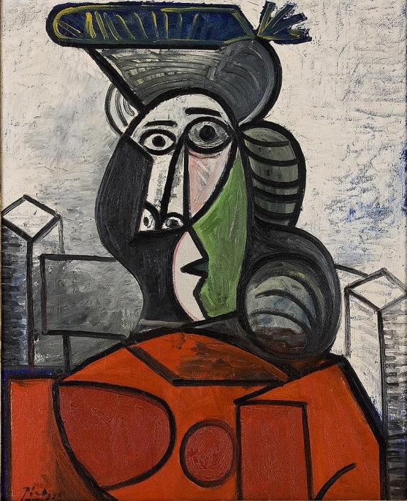 The forgers sold fake Picasso paintings. Pictured: Pablo Picasso&#039;s &#039;Buste de Femme,&#039; 1944.