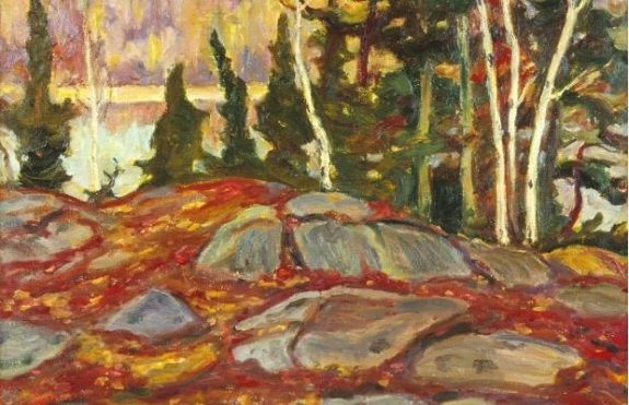 Several paintings by the Group of Seven — including art by A.Y. Jackson, whose canvas &#039;Canoe Lake&#039; is pictured above — were stolen from a Toronto gallery on the weekend.