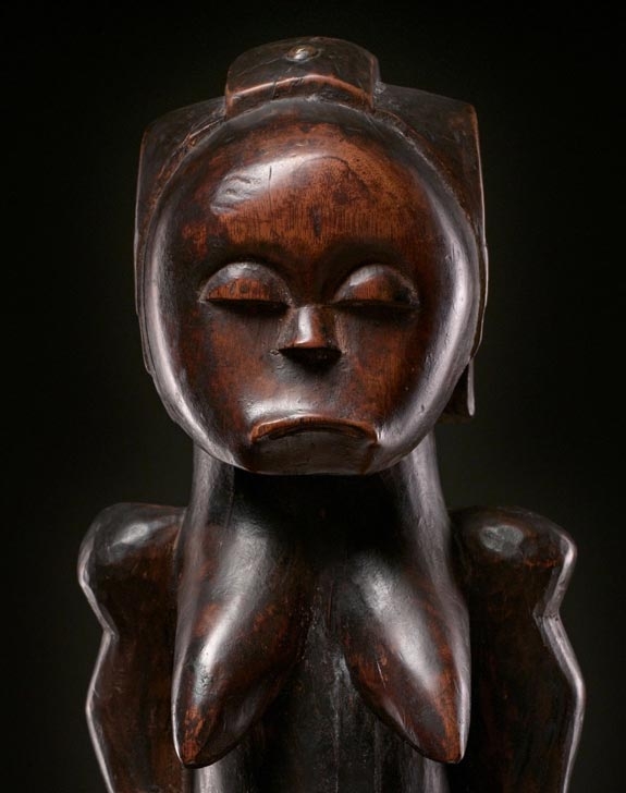 Fang female reliquary figure, Gabon culture, to be offered by Pace Primitive, New York.