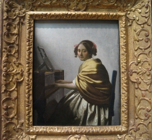 Johannes Vermeer&#039;s &#039;Young Woman Seated at a Virginal.&#039;