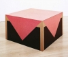 Richard Artschwager's 'Table with Pink Tablecloth,' Formica on wood.