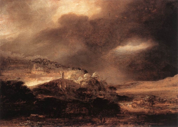 Rembrandt&#039;s &#039;Stormy Landscape.&#039;