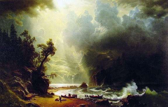 Albert Bierstadt&#039;s &#039;Puget Sound on the Pacific Coast.&#039;