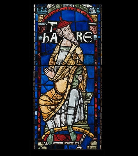 Thara, from the Ancestors of Christ Windows, Canterbury Cathedral, England, 1178-80.