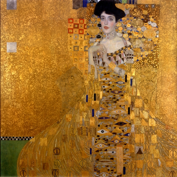 Adele Bloch-Bauer by Gustav Klimt.