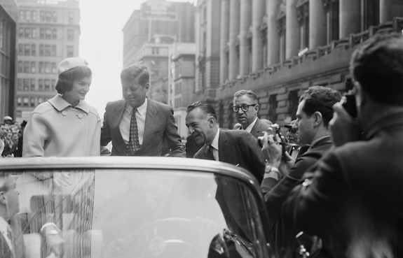 John F. Kennedy&#039;s ticker-tape parade.