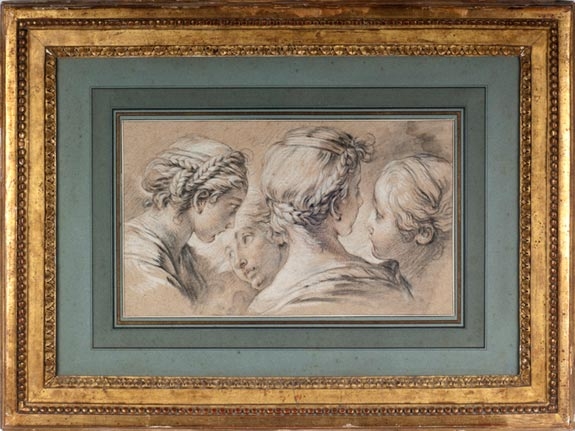 A cache of ten Old Master drawings headed sales at Northeast Auctions.  This one, formerly in the collection of decorator Elsie de Wolfe, brought $35,400.