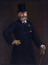 Edouard Manet, 'Portrait of M. Antonin Proust', 1880. Oil on canvas, 129.5 x 95.9 cm. Lent by the Toledo Museum of Art; Gift of Edward Drummond Libbey. 
