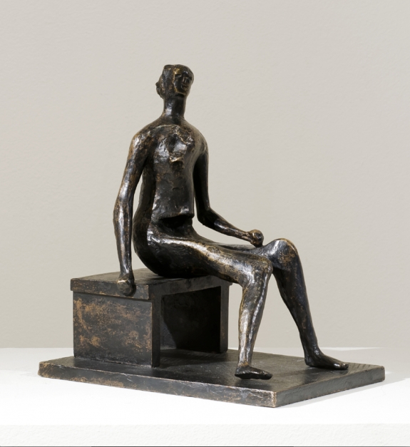 Henry Moore&#039;s &#039;Seated Girl,&#039; 1956.