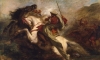 Eugène Delacroix’s &#039;Collision of Arab Horsemen.&#039;