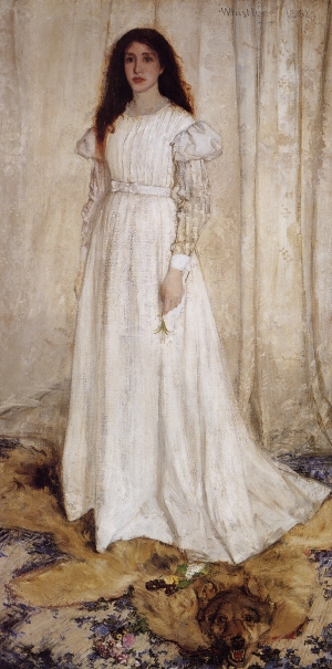 James McNeill Whistler&#039;s &#039;Symphony in White, No. 1: The White Girl,&#039; 1862.