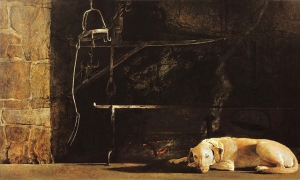 Andrew Wyeth&#039;s &#039;Ides of March,&#039; 1974.