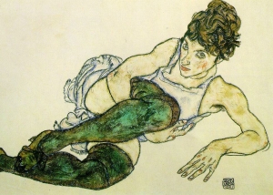 Egon Schiele&#039;s &#039;Green Stockings.&#039;