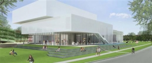 A rendering of the new Speed Art Museum.