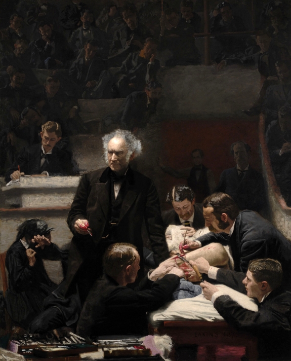 Thomas Eakins&#039; &#039;The Gross Clinic&#039; is included in the handbook.