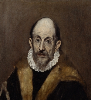 El Greco&#039;s &#039;Portrait of a Man (presumed self-portrait of El Greco),&#039; circa 1595–1600.