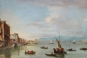Francesco Guardi&#039;s &#039;Venice: the Fondamenta Nuove with the Lagoon and the Island of San Michele,&#039; circa 1758.