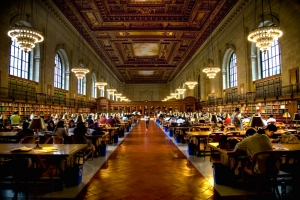 The New York Public Library&#039;s Rose Main Reading Room.