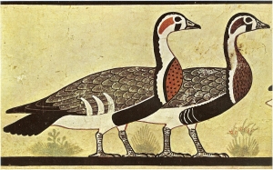 A detail of the &#039;Meidum Geese.&#039;
