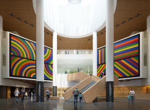 A rendering of SFMOMA&#039;s new wing.