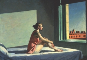 Edward Hopper&#039;s Morning Sun (1952).
