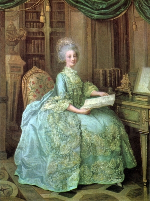 Marie Antoinette by L. L. Périn-Salbreux.
