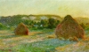 A version of Claude Monet's 'Haystacks.'