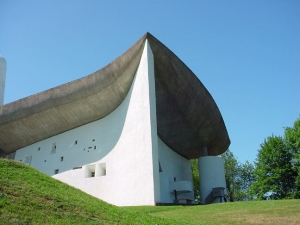 Le Corbusier&#039;s Chapel of Notre Dame du Haut.