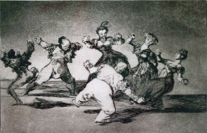 Print from Goya&#039;s &#039;Los Caprichos.&#039;