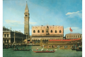 Canaletto&#039;s &#039;The Bucintoro at the Molo on Ascension Day,&#039; circa 1745.