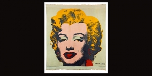 Andy Warhol&#039;s Marilyn tapestry.