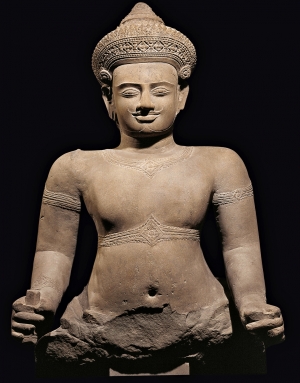The 10th-century sandstone sculpture that Christie&#039;s will return to Cambodia.