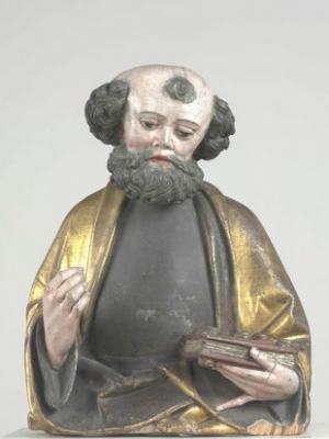 The wooden statue of St. Peter